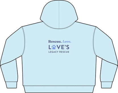Women's Full-Zip Hoodie with Paw Print Logo
