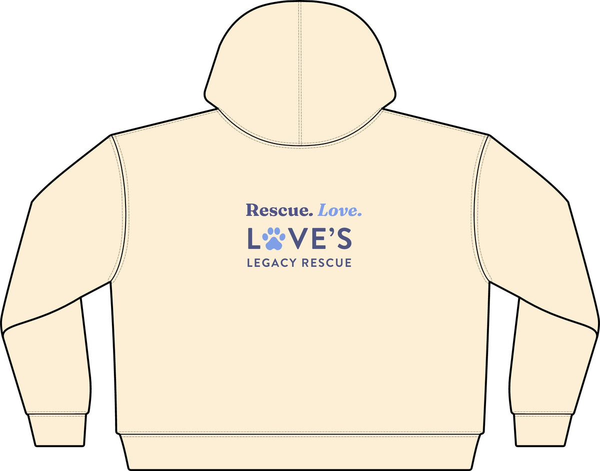 Women's Full-Zip Hoodie with Paw Print Logo