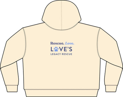 Women's Full-Zip Hoodie with Paw Print Logo