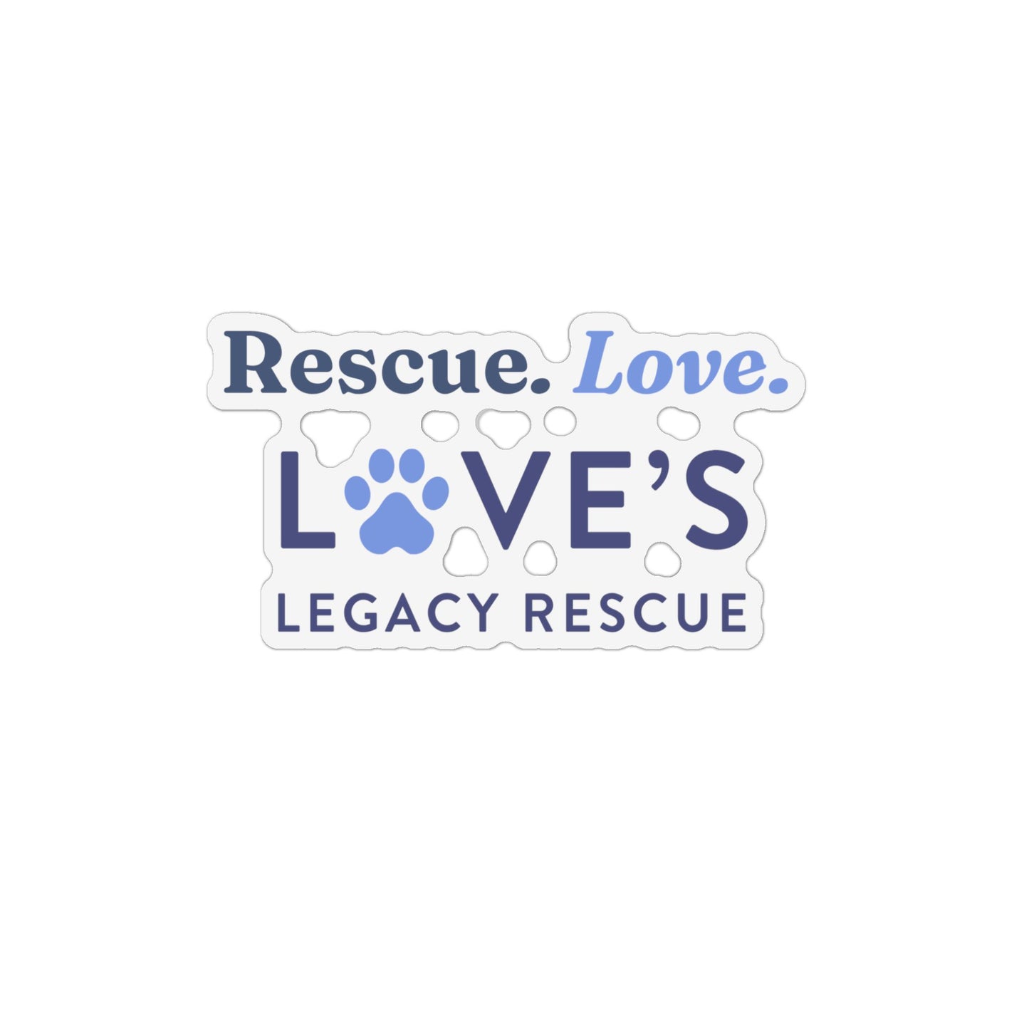 Rescue Love Car Magnet