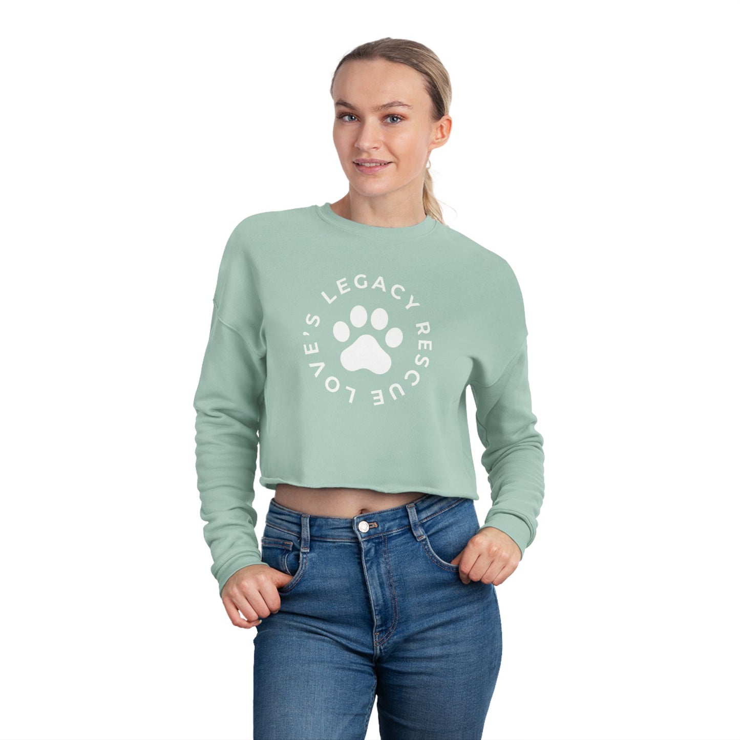 Rescue Love Cropped Sweatshirt