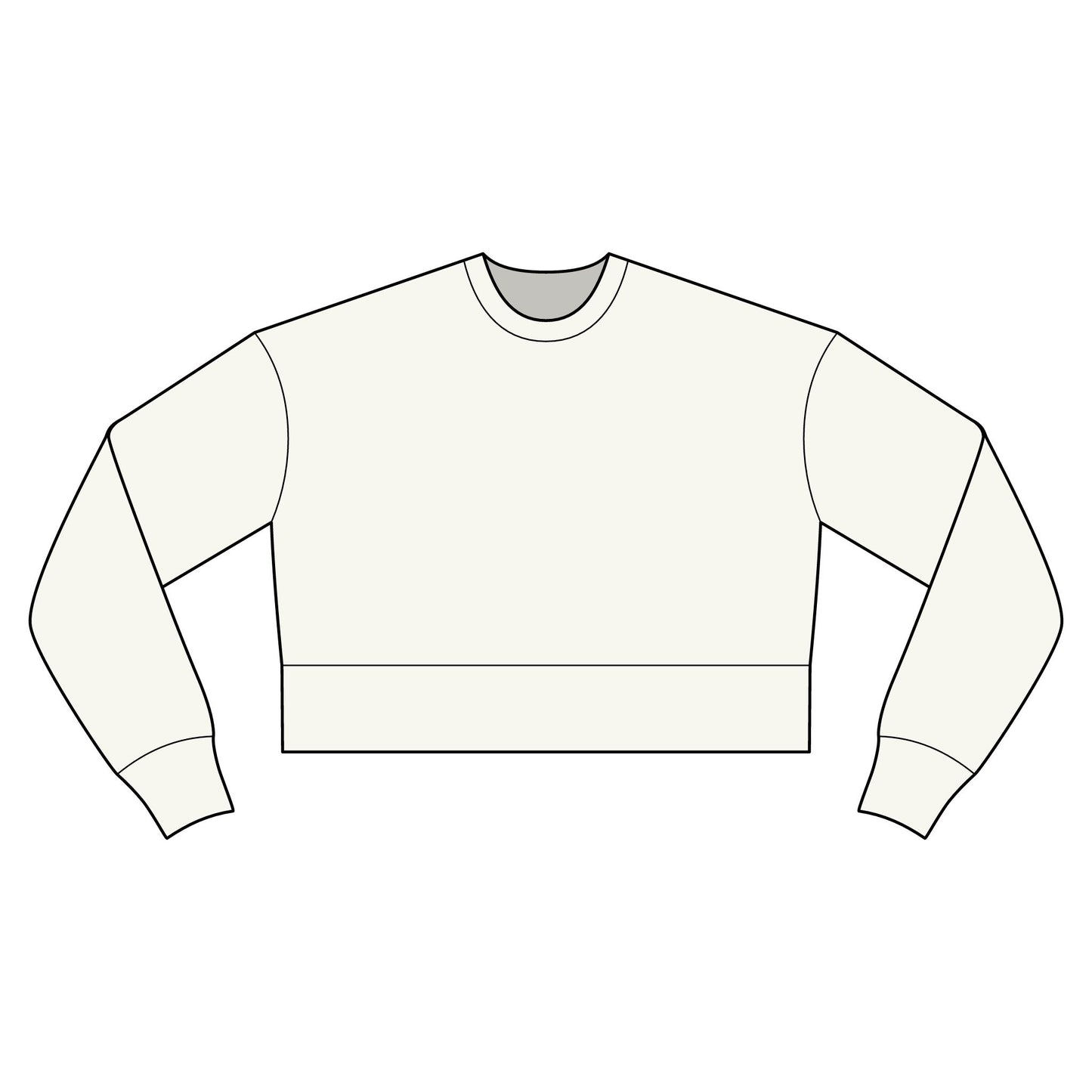 Cropped Logo Sweatshirt