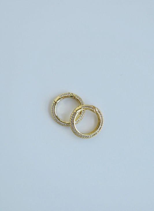 Diamond Charm Holder Clasp