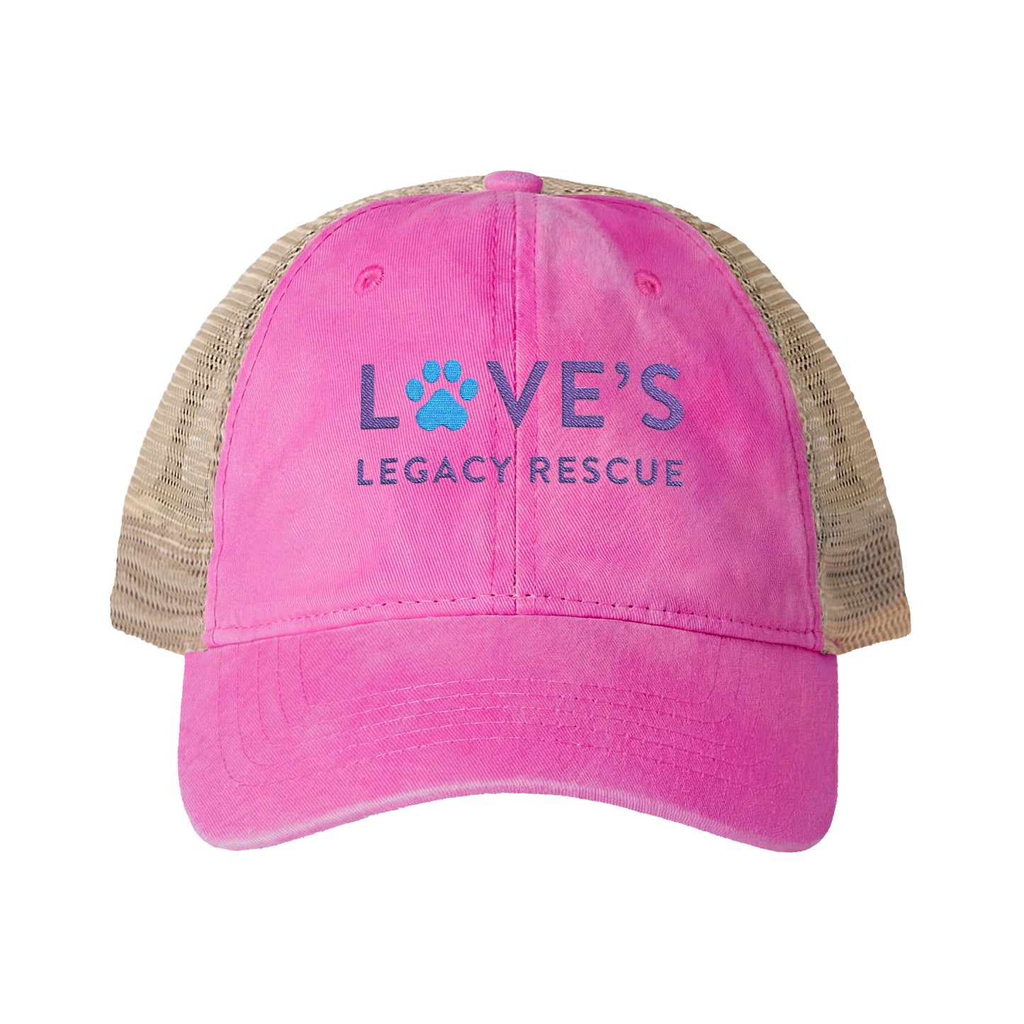 Logo Women's Washed Mesh-Back Cap