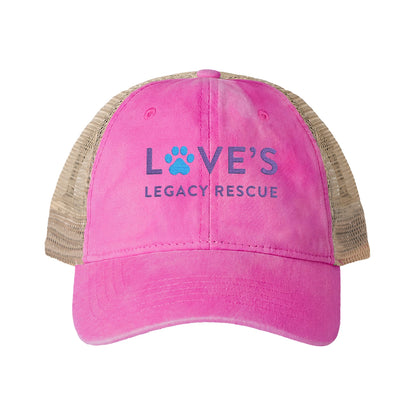 Logo Women's Washed Mesh-Back Cap