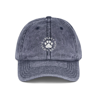 Vintage Washed Embroidered Logo Cap