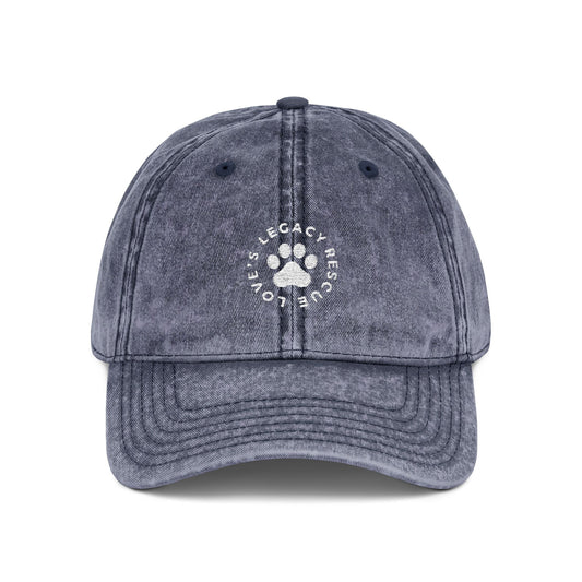 Vintage Washed Embroidered Logo Cap