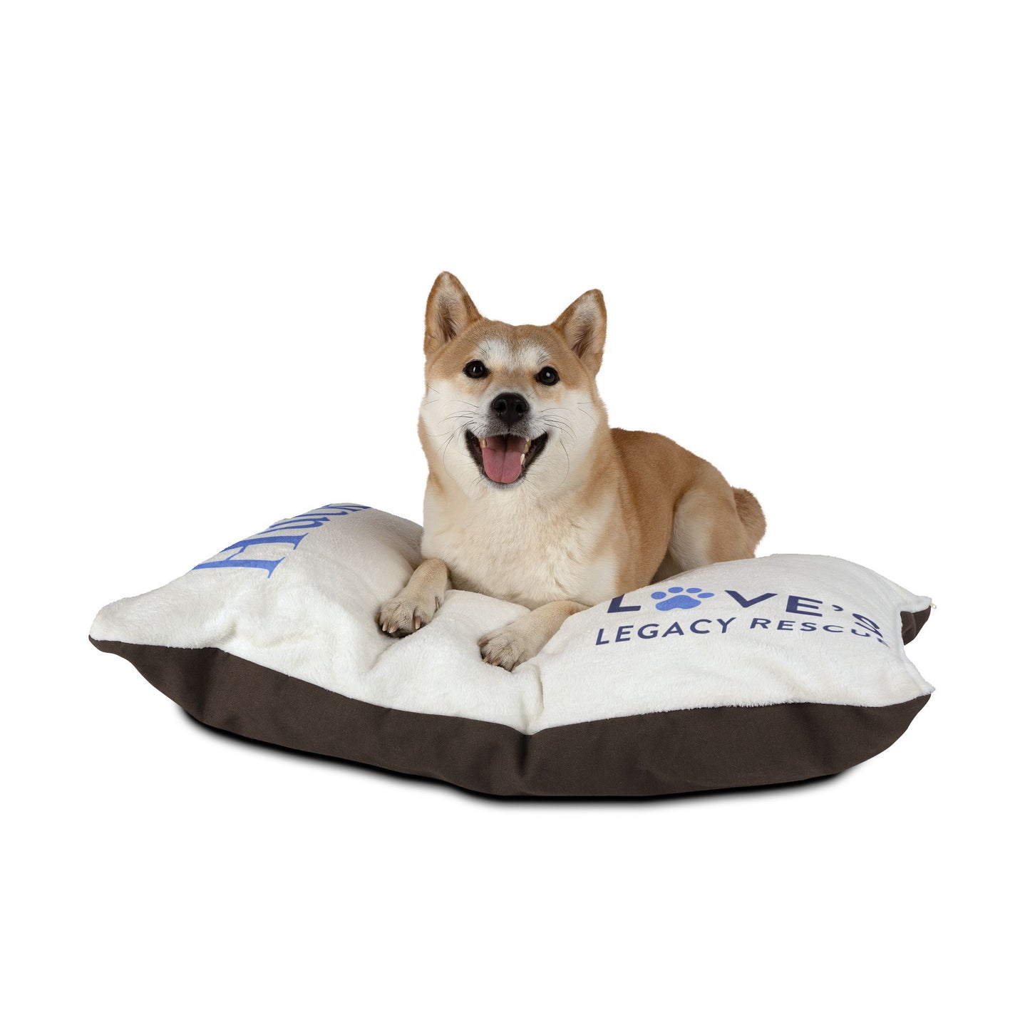 Personalized Rescue Pet Bed — Custom Name with Love’s Legacy Rescue Logo