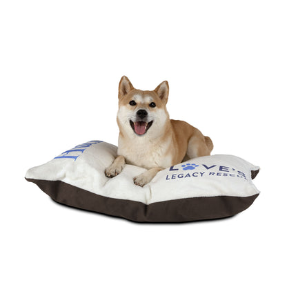 Personalized Rescue Pet Bed — Custom Name with Love’s Legacy Rescue Logo