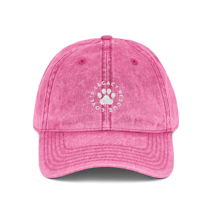 Vintage Washed Embroidered Logo Cap
