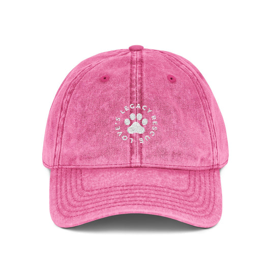 Vintage Washed Embroidered Logo Cap