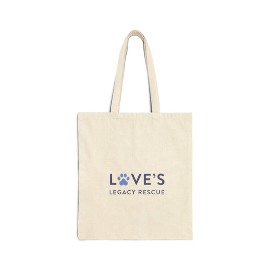 Tote Bag — "Love’s Legacy Rescue" Canvas Reusable Shopper