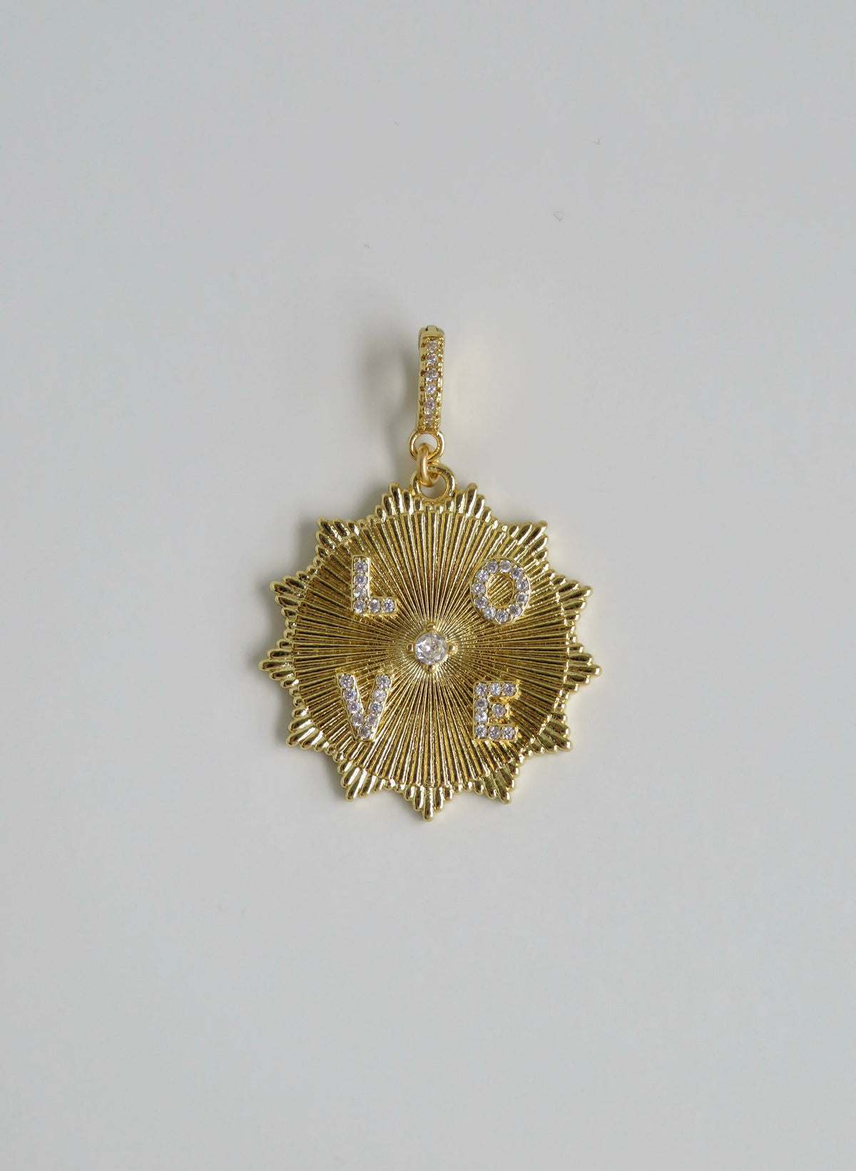 Divine Love Sun Pendant on Clasp