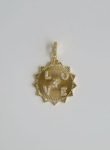 Divine Love Sun Pendant on Clasp