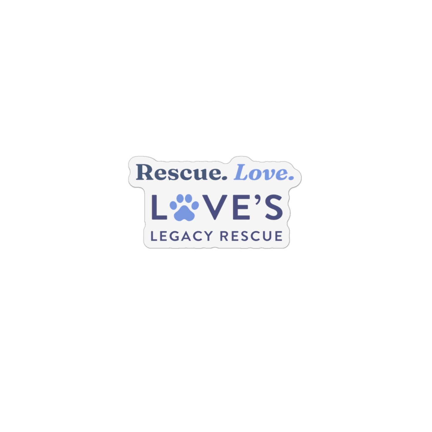 Rescue Love Car Magnet