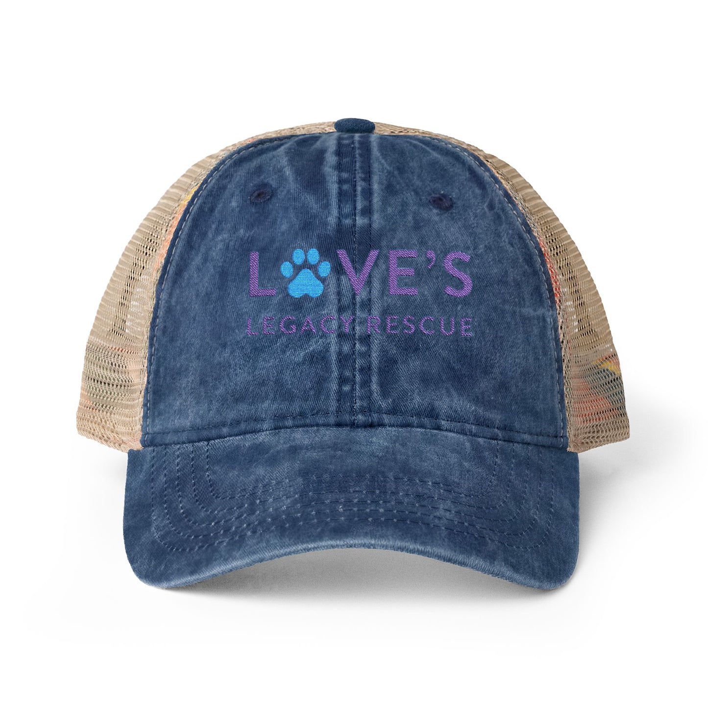 Logo Women's Washed Mesh-Back Cap