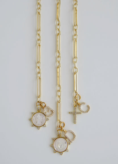 Divine Intentions Initial Bracelet