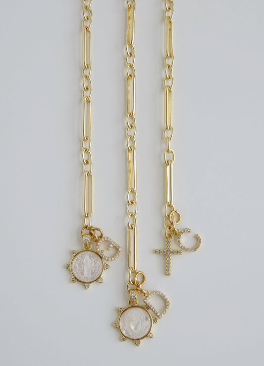 Divine Intentions Initial Bracelet