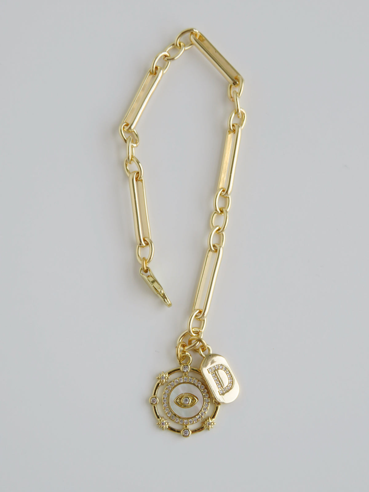 Set Your Intention Initial Bracelet