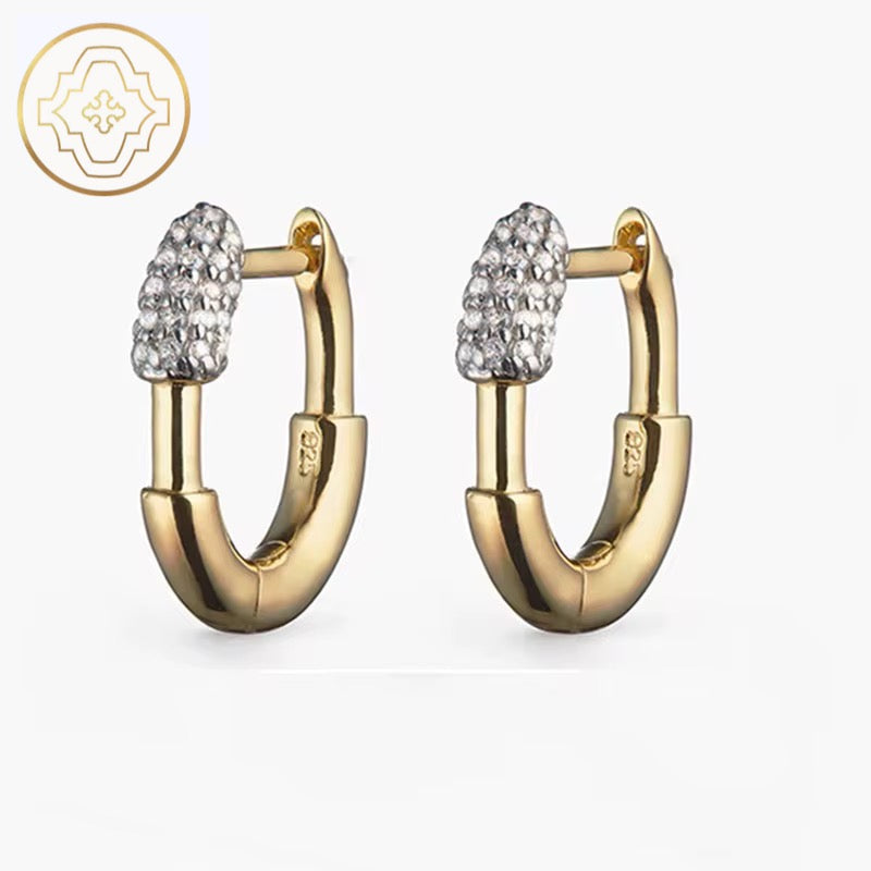 Milena Hoops - 925 Sterling Silver