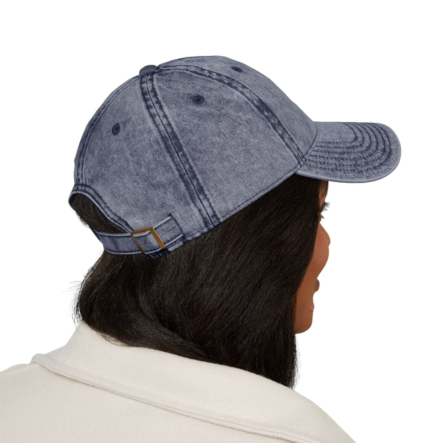 Vintage Washed Embroidered Logo Cap