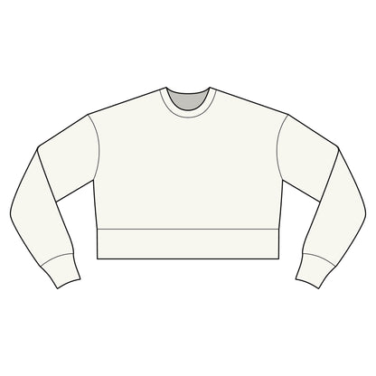 Cropped Sweatshirt — Rescue Dog