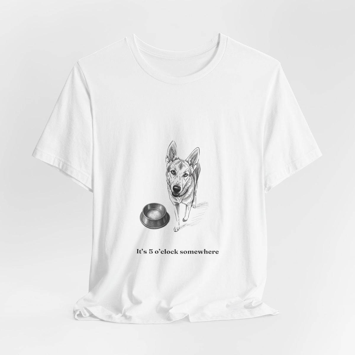 Dog Lover Tee — 'It's 5 o'clock Somewhere' Shirt