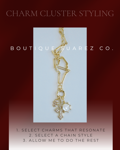 Love. Protection & Blessings of Goodness Charm Cluster Necklace