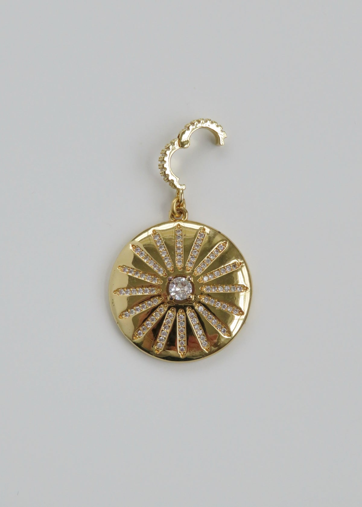 Luminous Pendant on Diamond Hinged Clasp