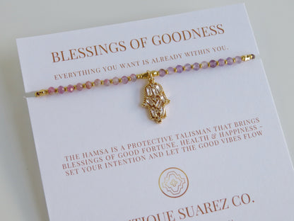 Divine Blessings - Kira Hamsa Bracelet