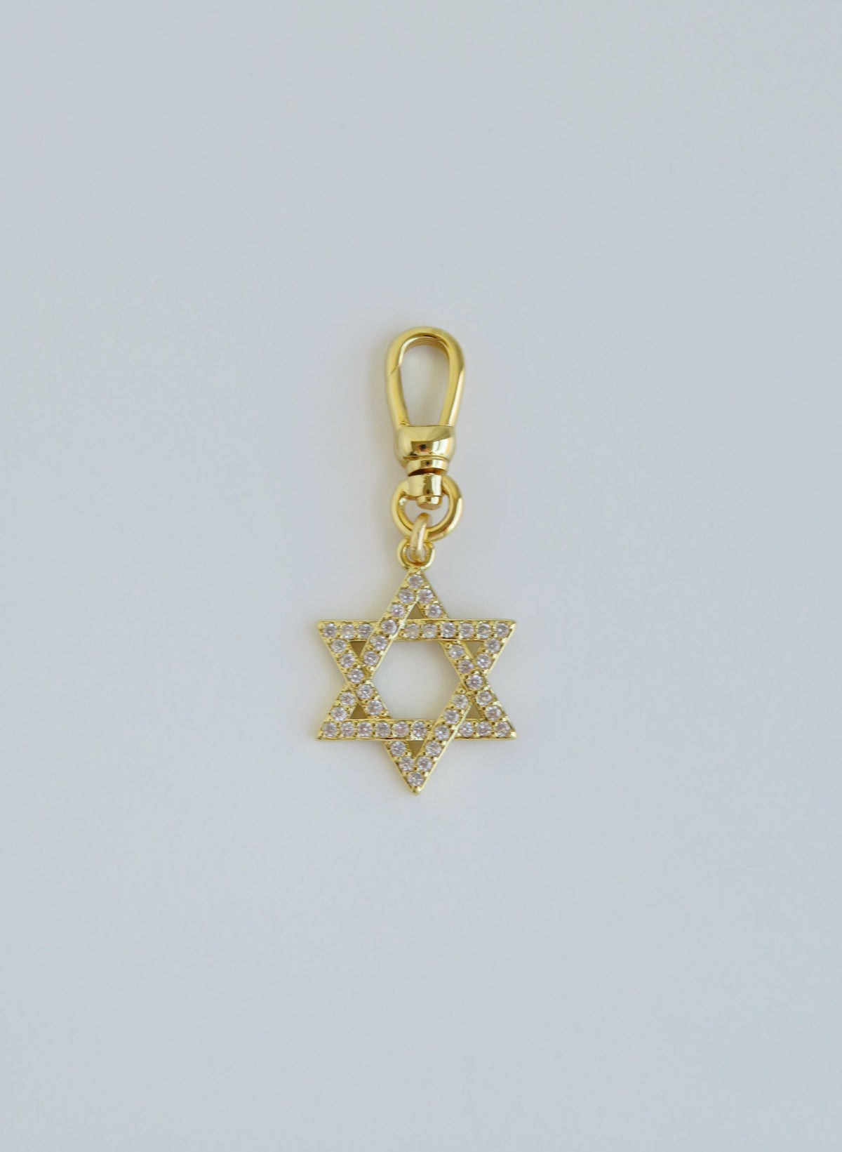 Timeless Brilliance - Star of David Charm on Clasp