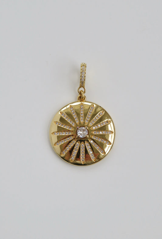Luminous Pendant on Diamond Hinged Clasp