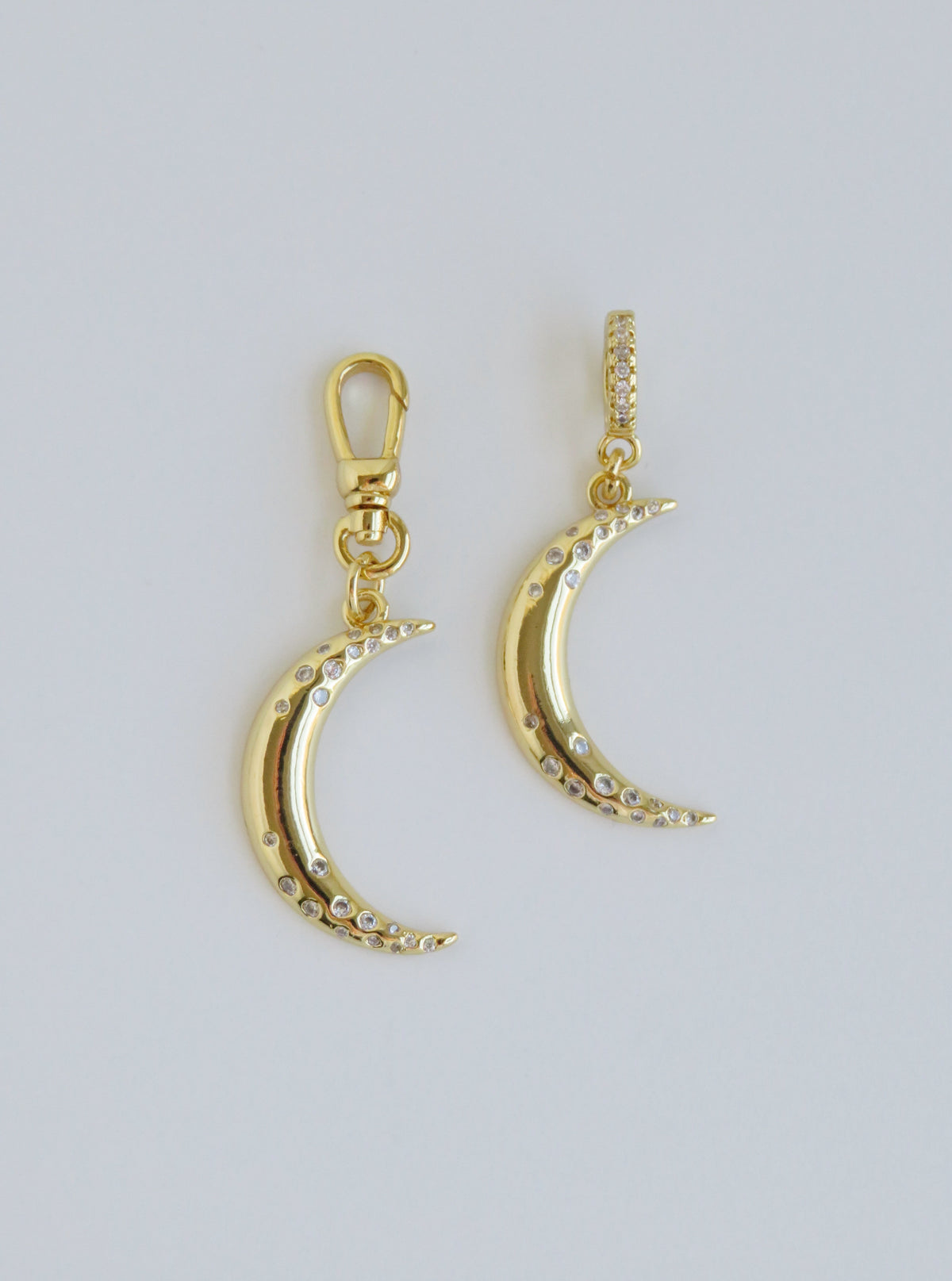 Trust Your Intuition - Crescent Moon Charm on Clasp