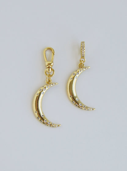 Trust Your Intuition - Crescent Moon Charm on Clasp