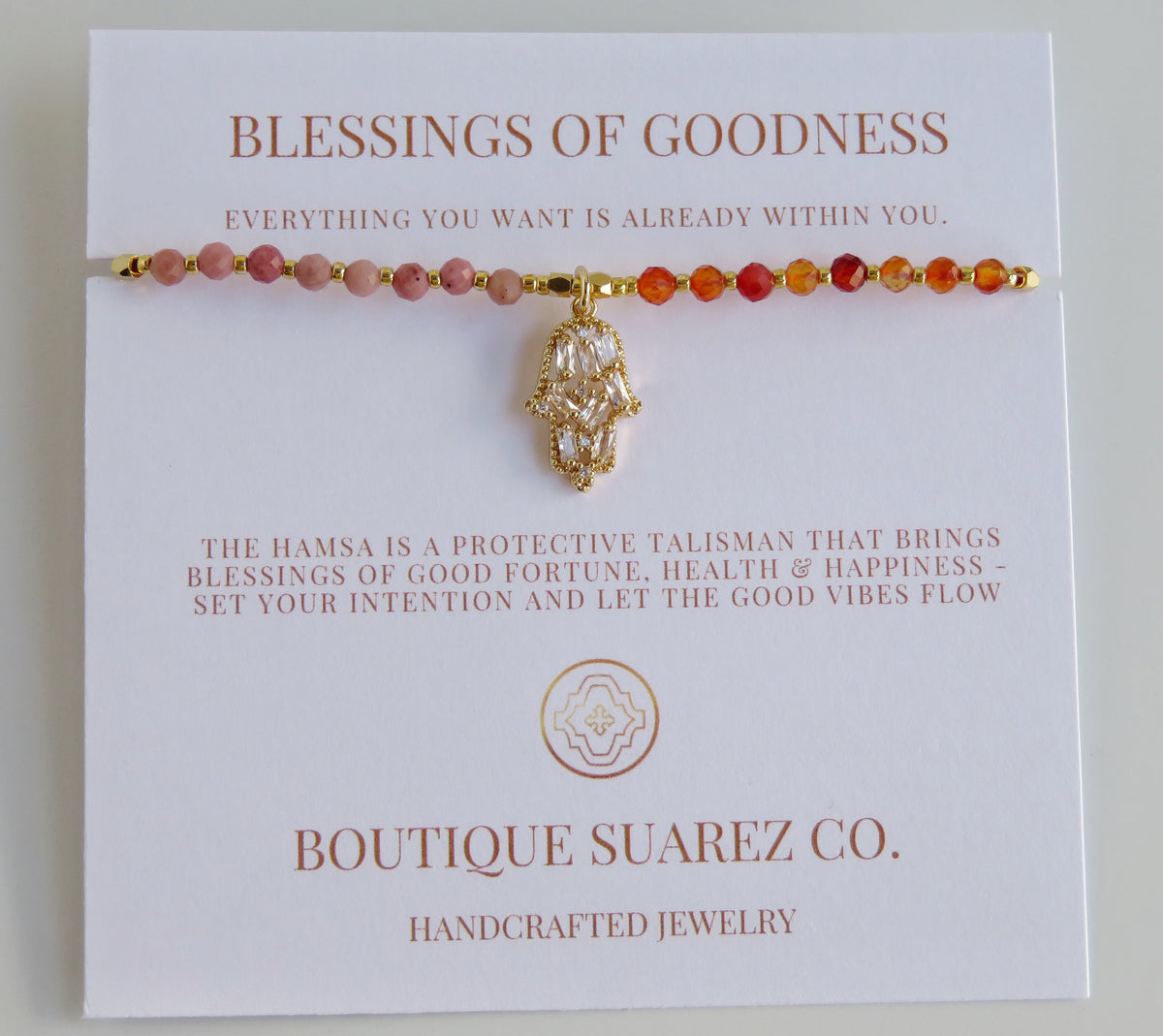 Divine Blessings - Kira Hamsa Bracelet