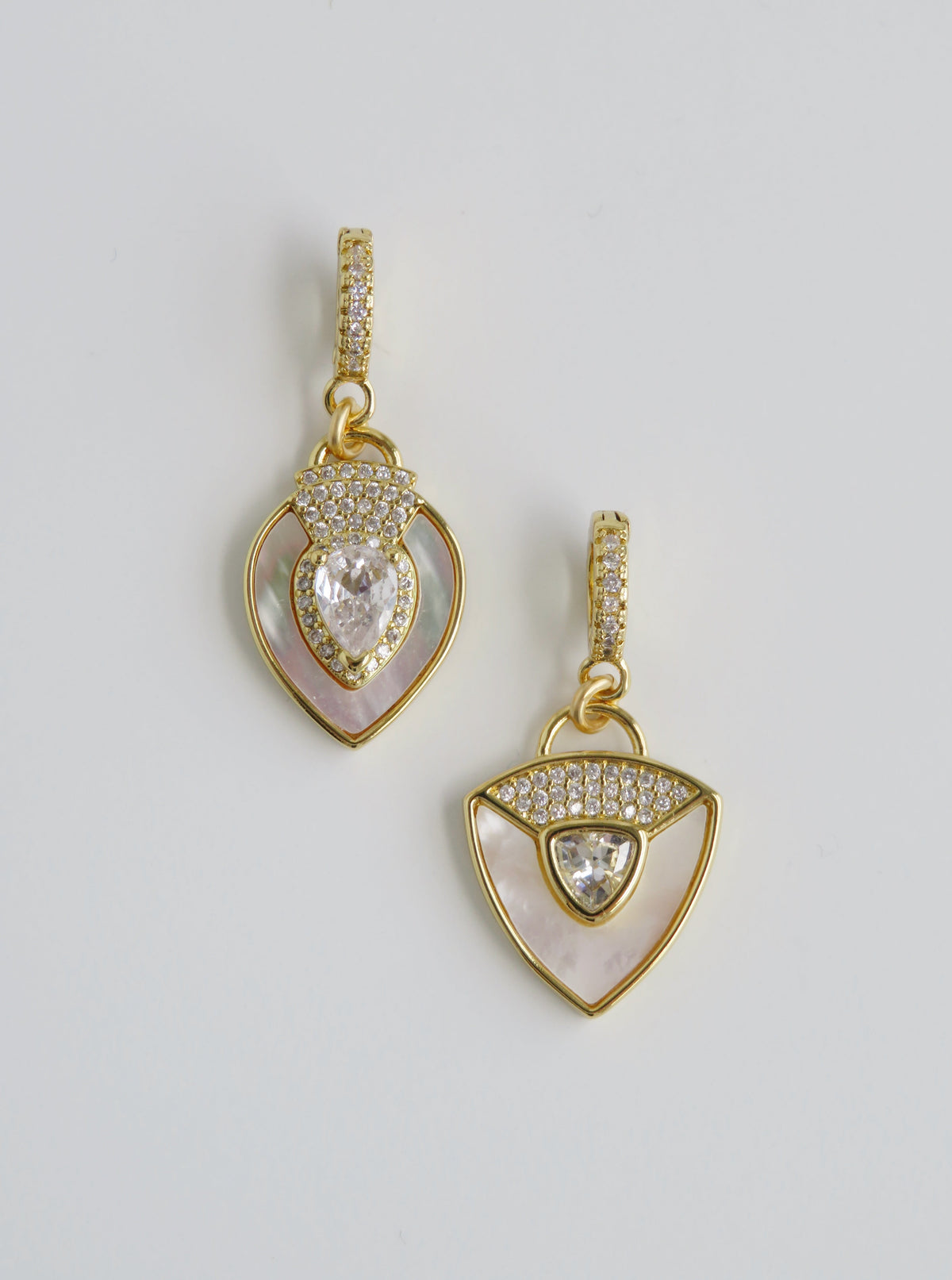 Perla Charms on Diamond Clasp