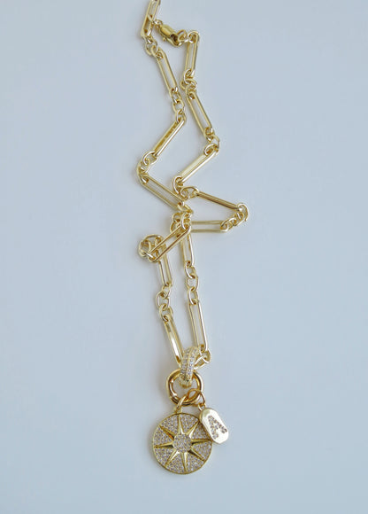 Elevate Your Aura Necklace - 8 Point Star