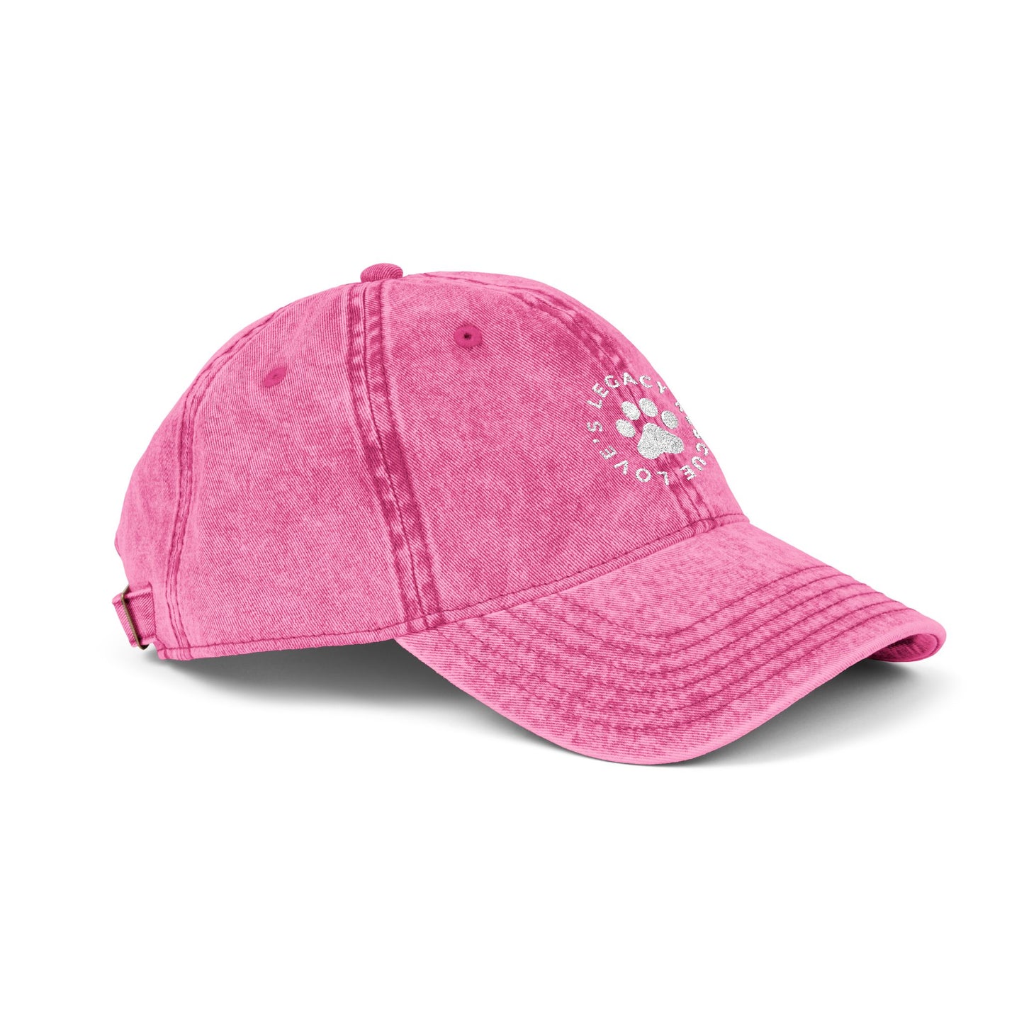 Vintage Washed Embroidered Logo Cap