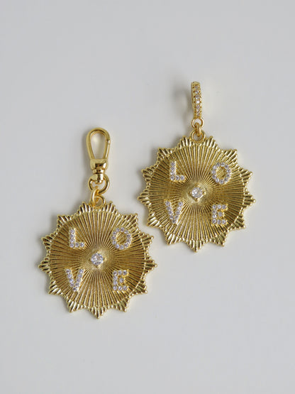 Divine Love Sun Pendant on Clasp