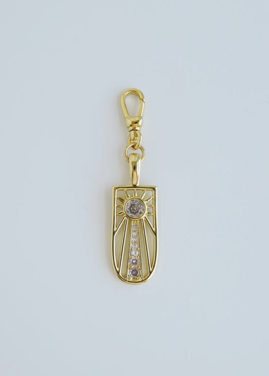 Sol Charm on Swivel Clasp