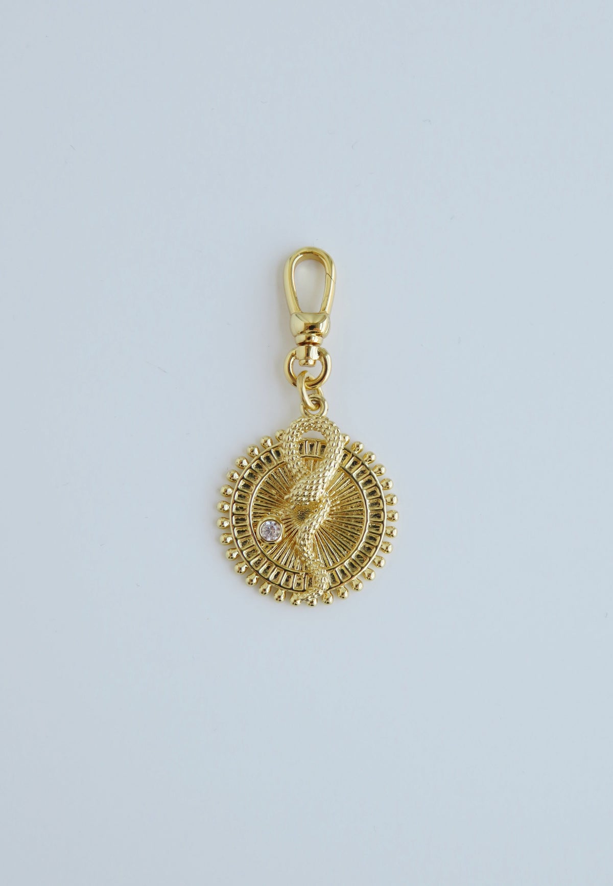 Wholeness Serpent Pendant - Hinged Clasp