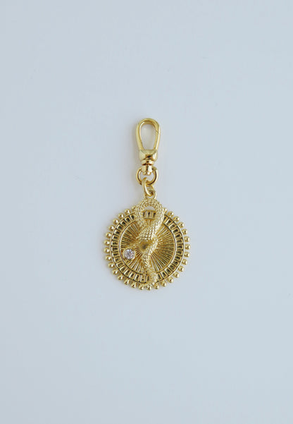 Wholeness Serpent Pendant - Hinged Clasp