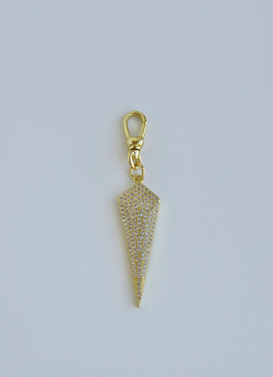 Diamond Arrowhead Pendant with Swivel Clasp