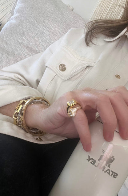 Eamon Evil Eye Pinky Ring