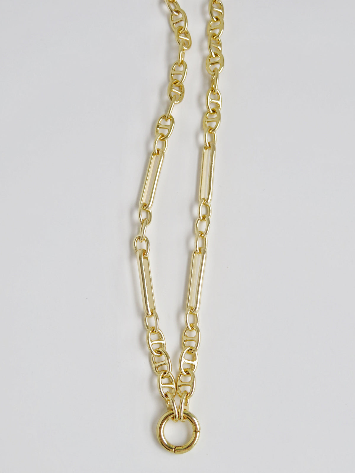 Sanxenxo Charm Holder Necklace - Clicker Clasp - add charms