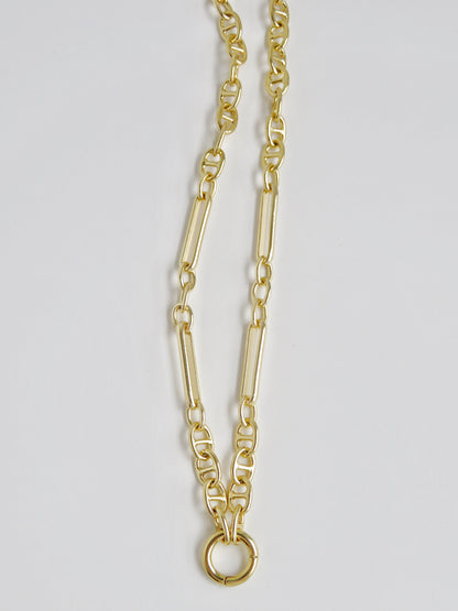 Sanxenxo Charm Holder Necklace - Clicker Clasp - add charms