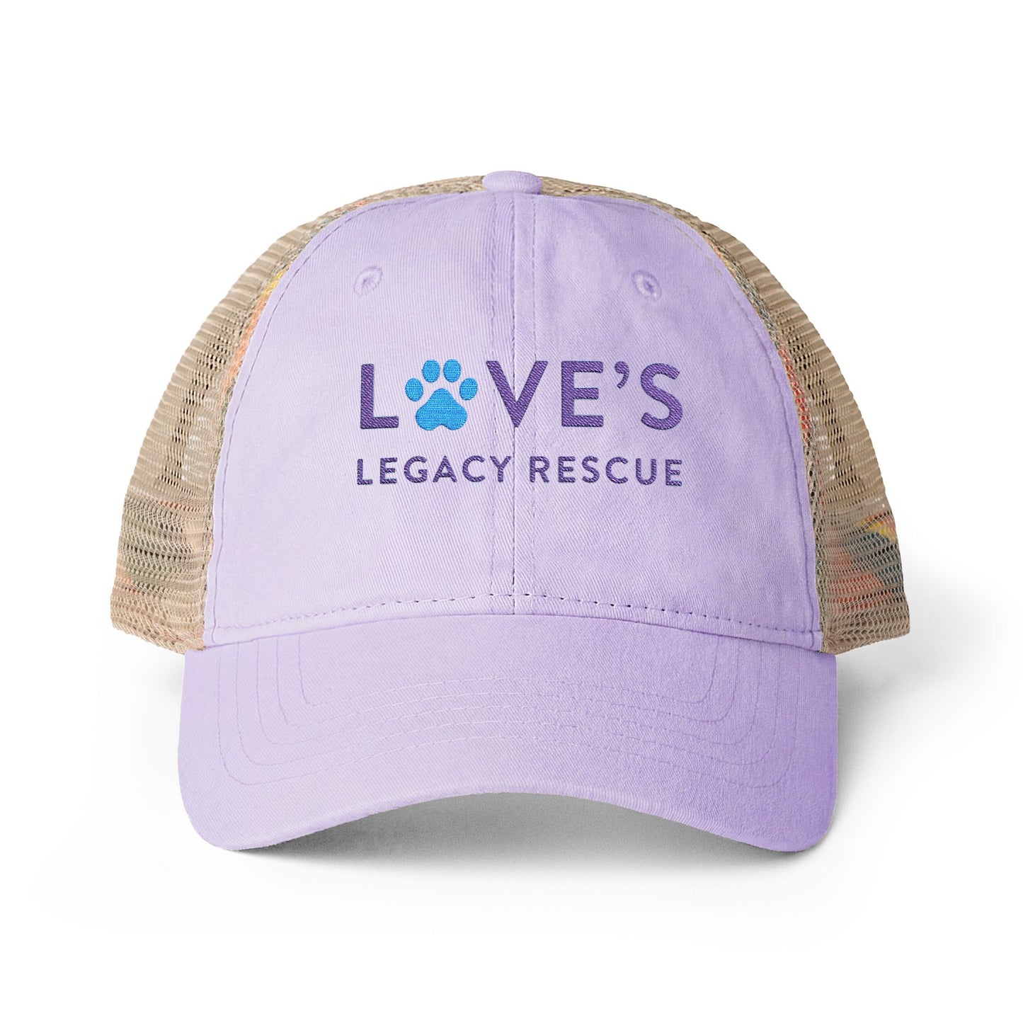 Logo Women's Washed Mesh-Back Cap
