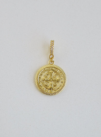 Christ Jesus Charm on Diamond Hinged Clasp
