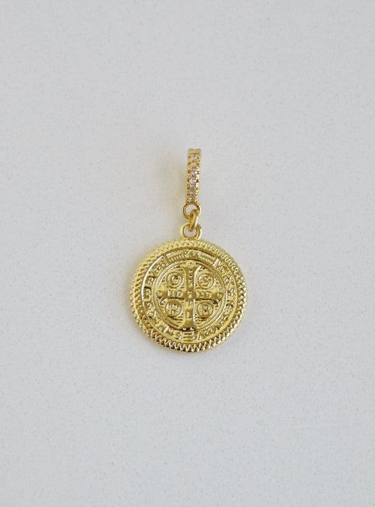 Christ Jesus Charm on Diamond Hinged Clasp