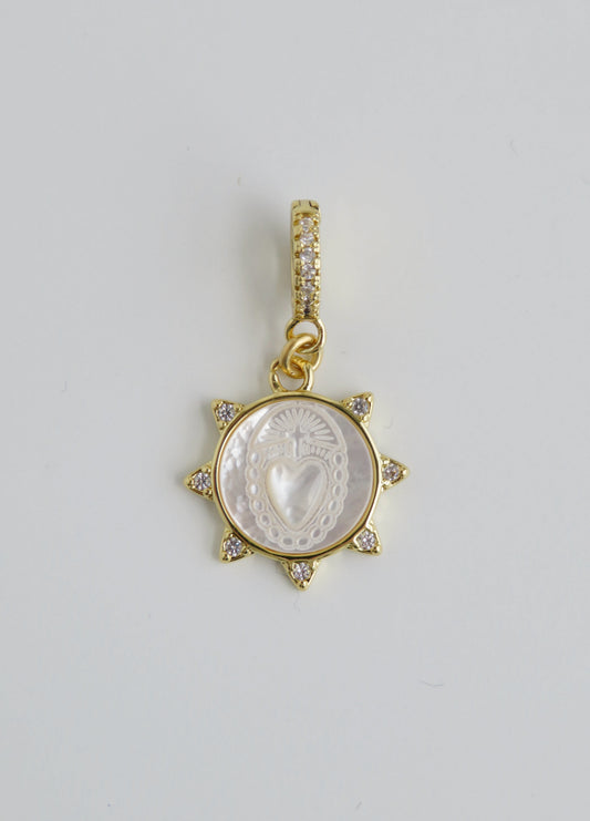 Perla Charms on Diamond Clasp